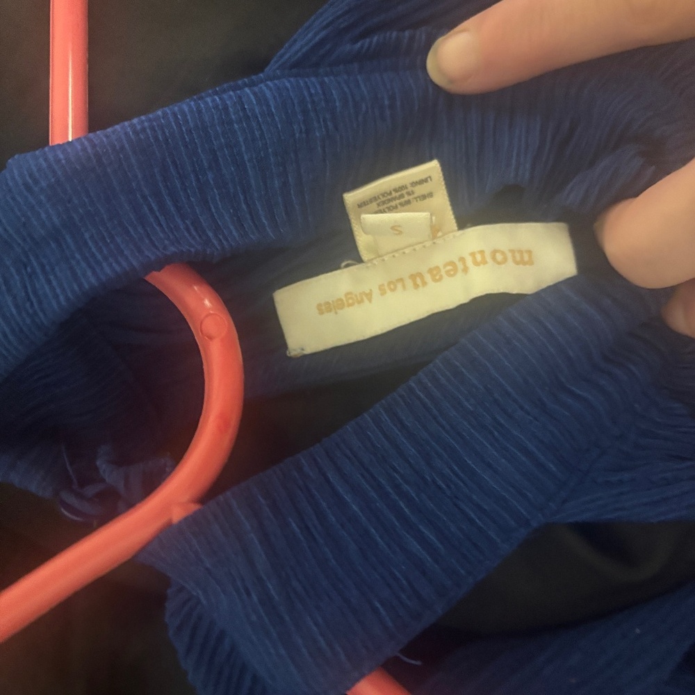 Monteau Los Angeles blue jumpsuit